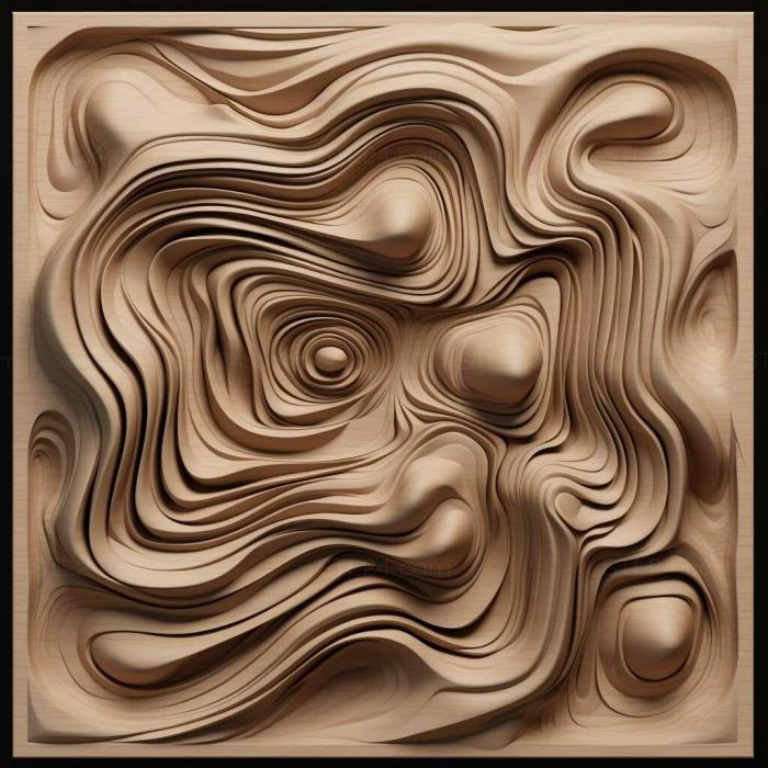 Patterns and decorations (flOw 4, PATTERN_1560) 3D models for cnc